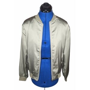 Sage Satin Jacket